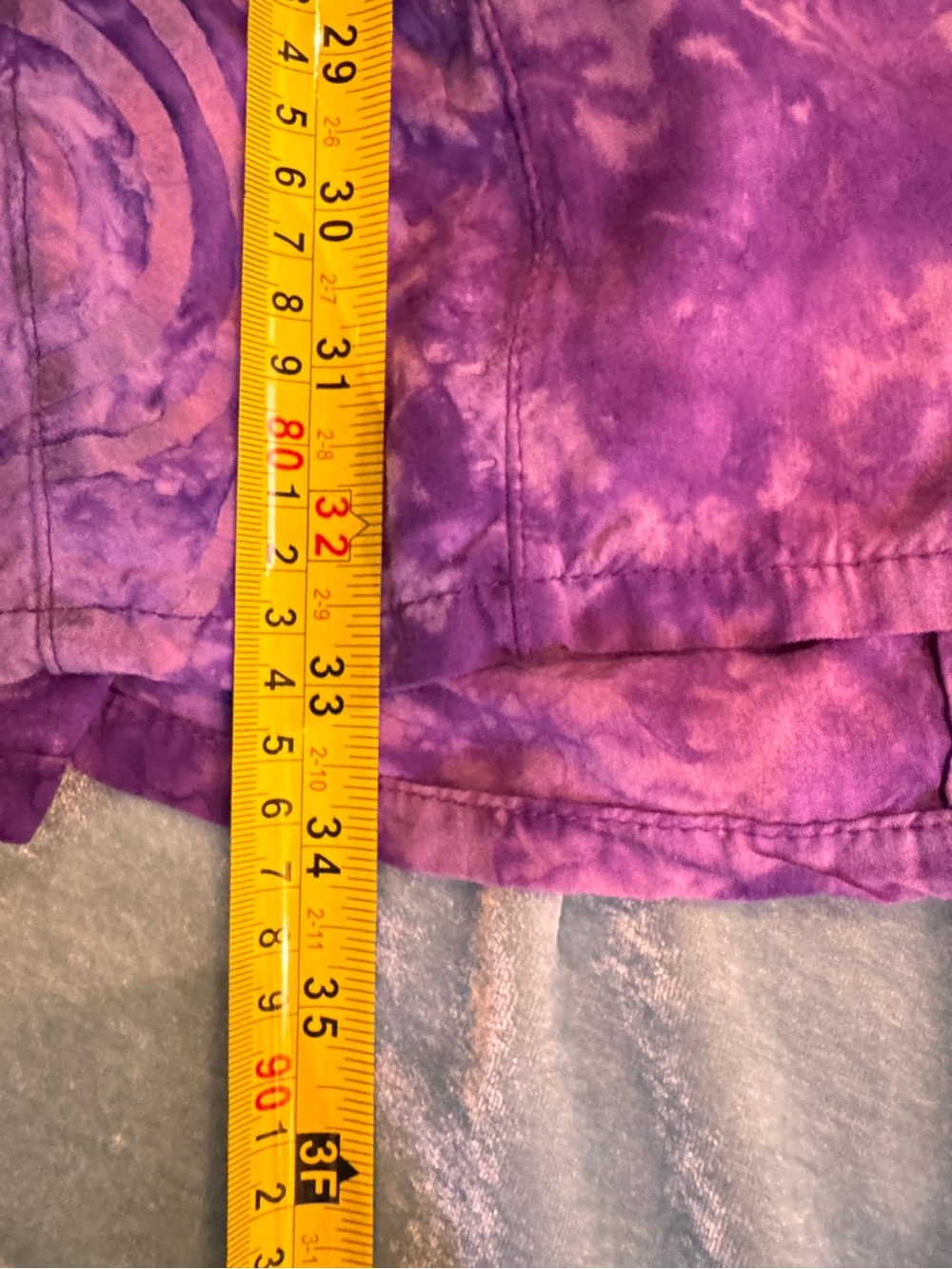 Sleeveless Purple Tie-Dye Lace-Up Mini Dress - Picture 7 of 7